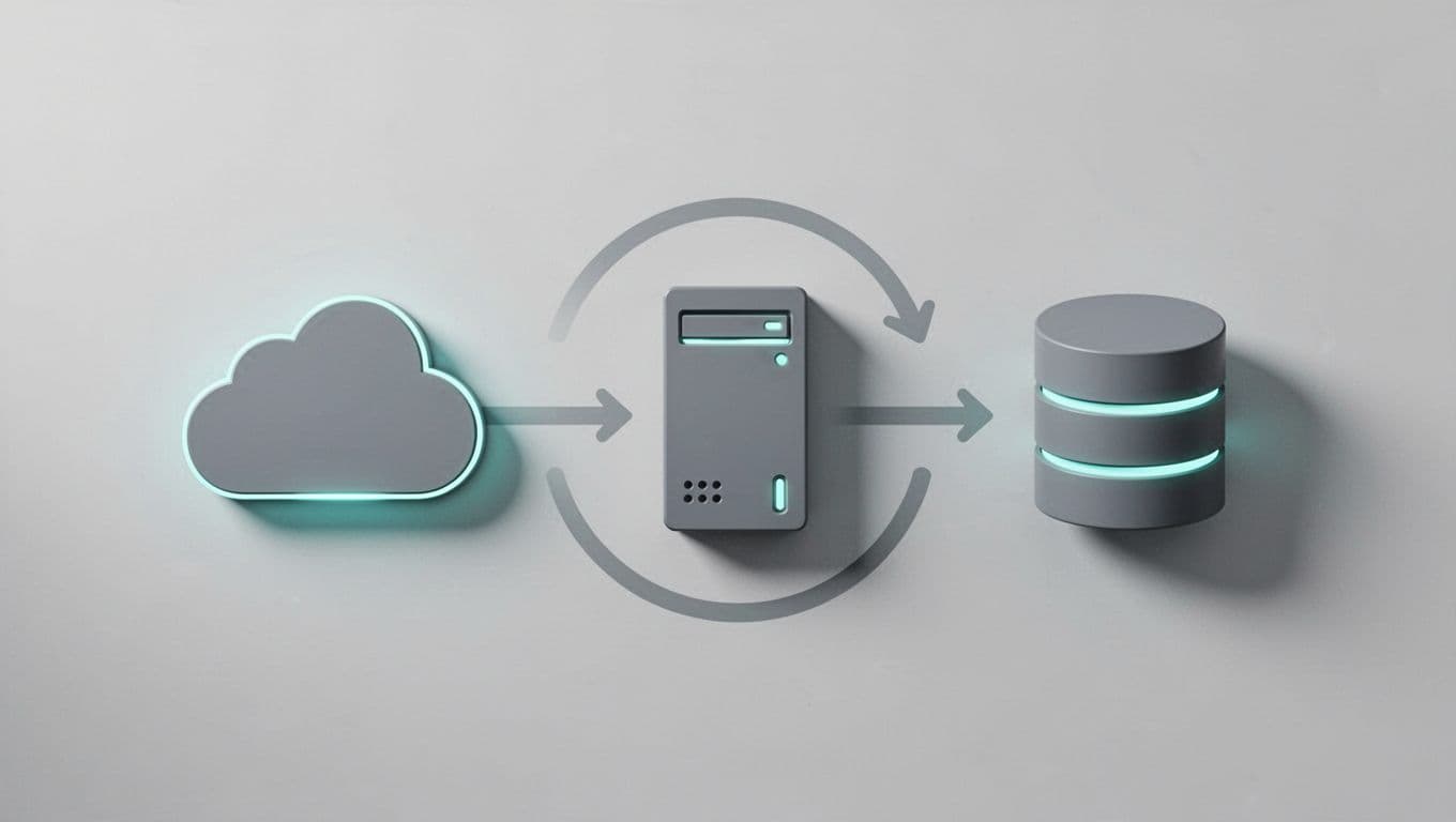 Exposed bucket icon connects via arrow to EC2 instance with IAM role, leading to database icon.