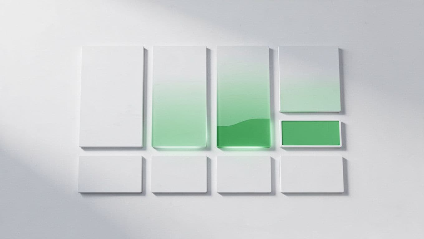 A clean checklist illustration displays data points and green checkmarks on a white background.