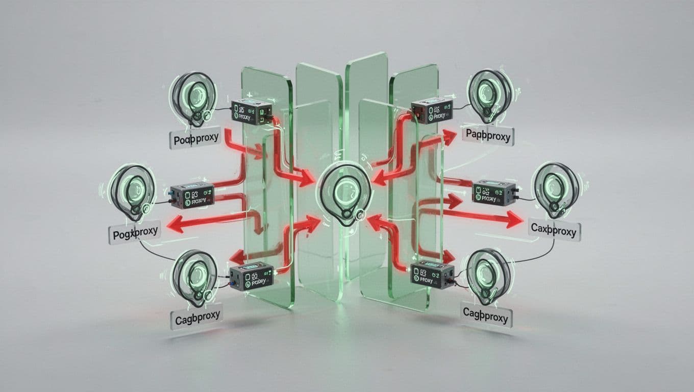 Pods communicate via sidecar proxies with green security barriers and red exposure arrows in a Kubernetes service mesh.