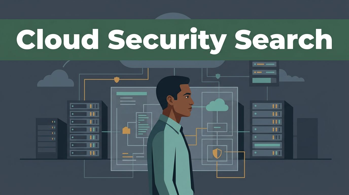Cloud Security Engineer Profiled cloud security engineer before server diagrams and a green headline band.